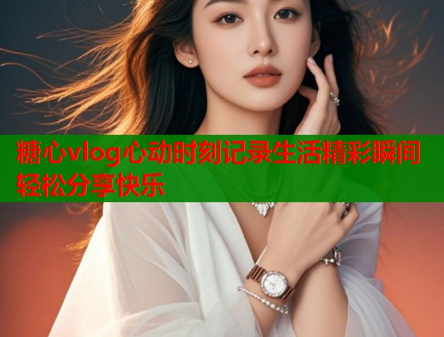糖心vlog心动时刻记录生活精彩瞬间轻松分享快乐