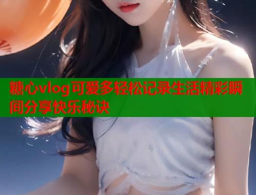 糖心vlog可爱多轻松记录生活精彩瞬间分享快乐秘诀
