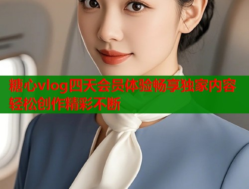 糖心vlog四天会员体验畅享独家内容轻松创作精彩不断
