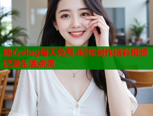 糖心vlog每天免费3轻松制作精彩视频记录生活点滴