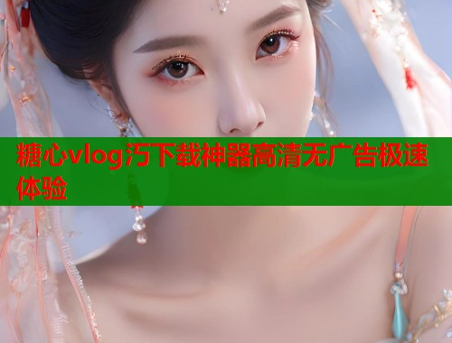 糖心vlog汅下载神器高清无广告极速体验 糖心vlog汅下载神器高清无广告极速体验