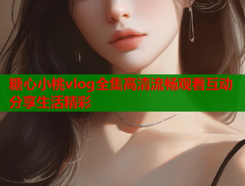 糖心小桃vlog全集高清流畅观看互动分享生活精彩 糖心小桃vlog全集高清流畅观看互动分享生活精彩