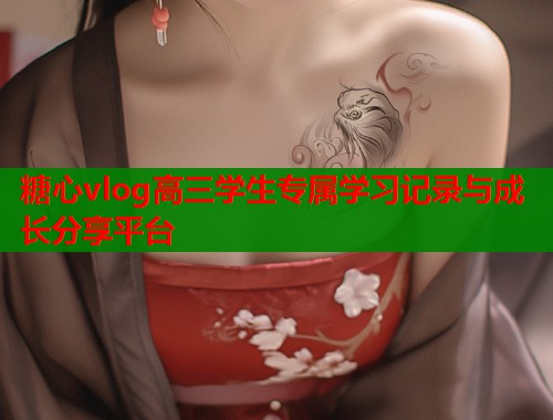 糖心vlog高三学生专属学习记录与成长分享平台