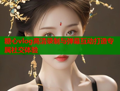 糖心vlog高清录制与弹幕互动打造专属社交体验