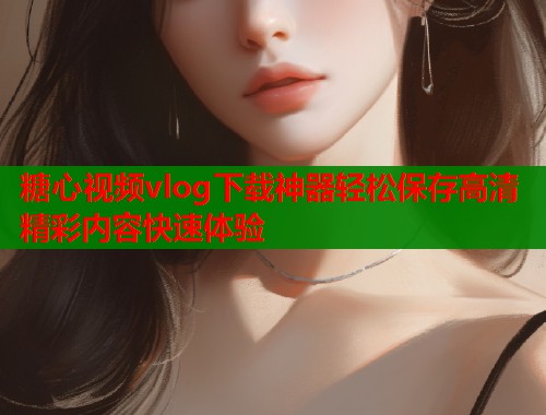 糖心视频vlog下载神器轻松保存高清精彩内容快速体验