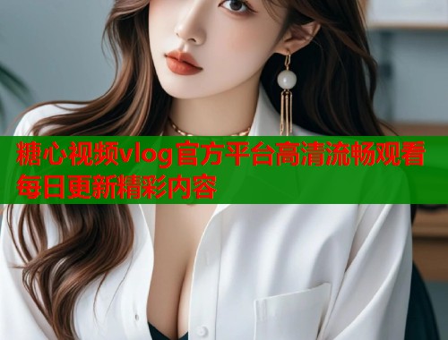 糖心视频vlog官方平台高清流畅观看每日更新精彩内容