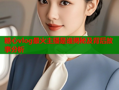 糖心vlog最火主播是谁揭秘及背后故事分析
