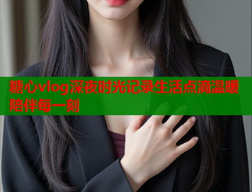 糖心vlog深夜时光记录生活点滴温暖陪伴每一刻