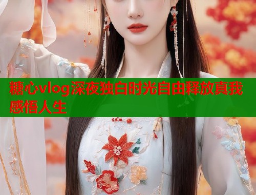 糖心vlog深夜独白时光自由释放真我感悟人生