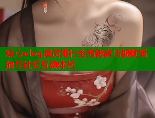糖心vlog演员排行全揭秘高清视频播放与社交互动体验