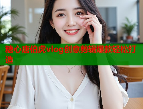 糖心唐伯虎vlog创意剪辑爆款轻松打造