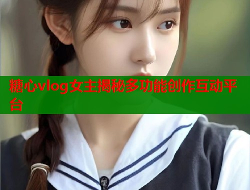 糖心vlog女主揭秘多功能创作互动平台 糖心vlog女主揭秘多功能创作互动平台